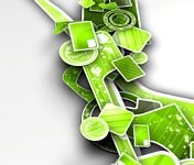 pic for Green Abstract 3D Art 